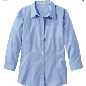 LL Bean Wrinkle Free 3/4 Shirt - NWOT
